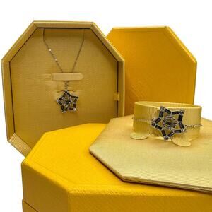 Swarovski Stella Star, Long Necklace & adjustable Bracelet Set